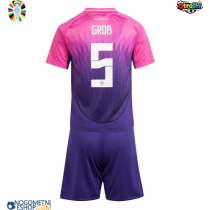 Otroški Nogometni dresi Nemčija Pascal Gross #5 Gostujoči EP 2024 Kratek Rokav (+ Kratke hlače)